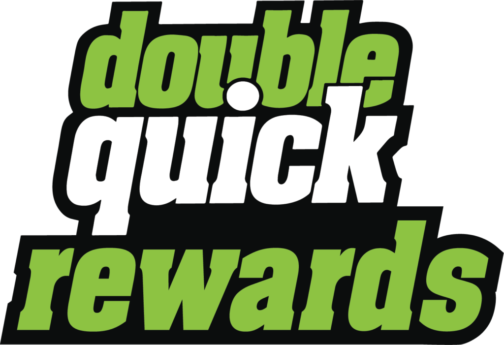Double Quick rewards logo.