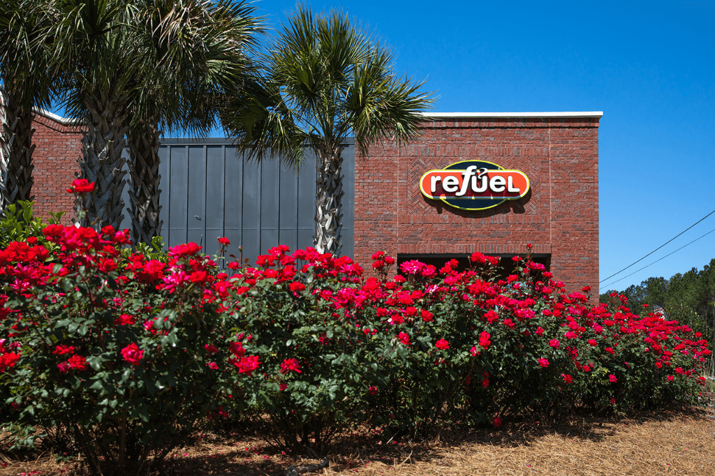 Refuel operations storefront.