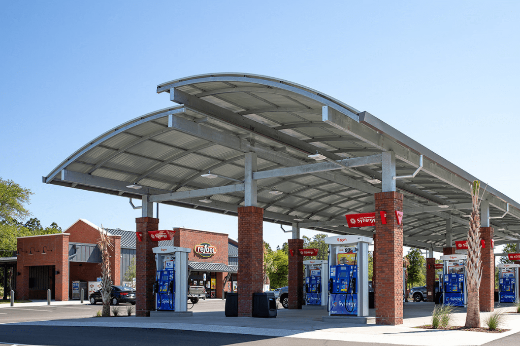 Quality fuel station at Refuel store location.