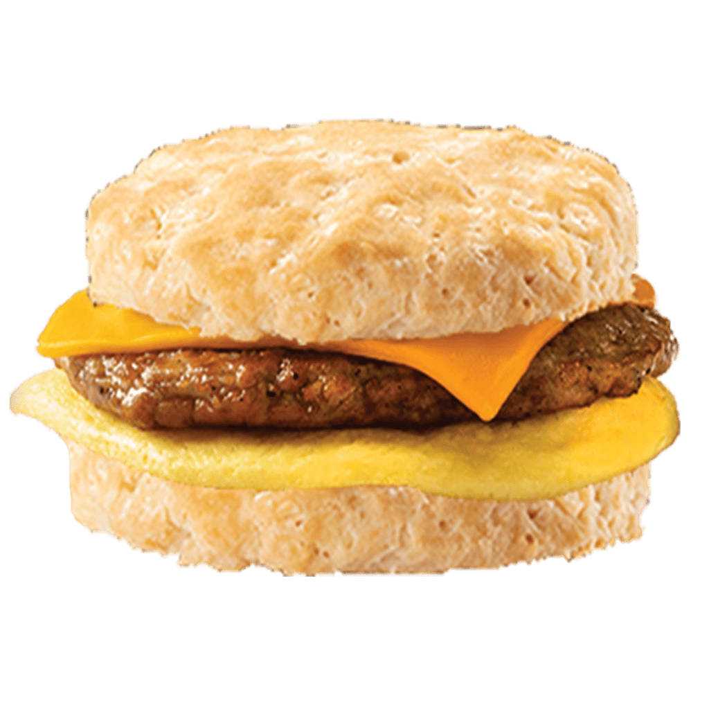 Refuel sausage, egg, and cheese breakfast sandwich