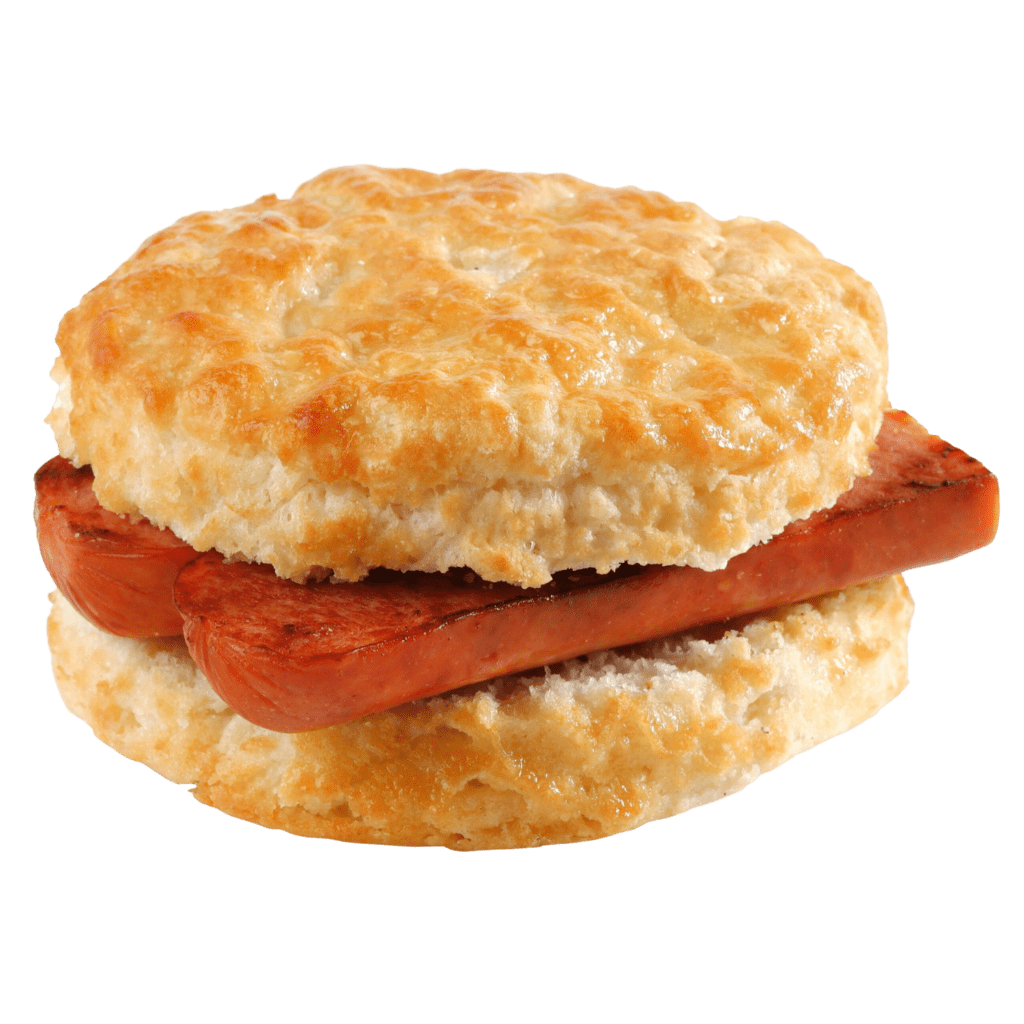 Refuel's Smoked sausage biscuit.