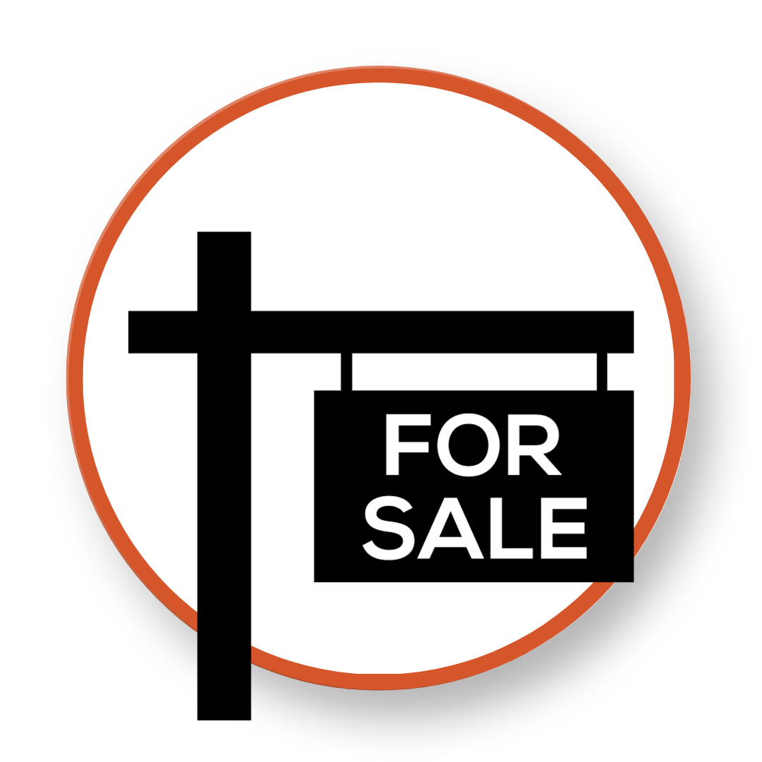 Circle around "For Sale" sign for businesses that want to submit a site to Refuel